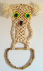 Whimsical Macram Owl