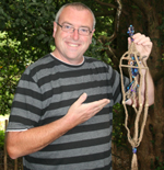 Greg with a successful rescue Greg with a successful rescue