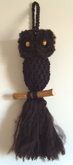 Pot-bellied Macramé Owl Pot-bellied Macramé Owl