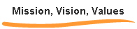 Mission, Vision, Values