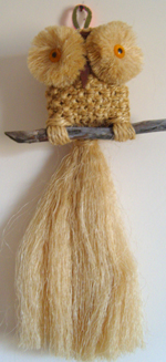 Brush-tailed Basketcase Macram Owl